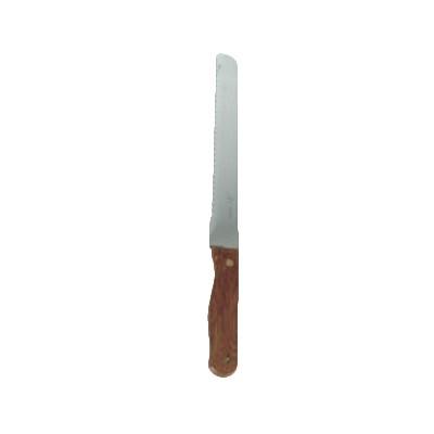 Thunder Group SLBK013 Bread Knife, 8-1/2", Serrated, Wood Handle, Stainless Steel