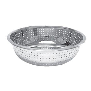 Thunder Group SLCIL13L Chinese Colander, 13" Dia., Round, Perforated, 4.5 mm Holes