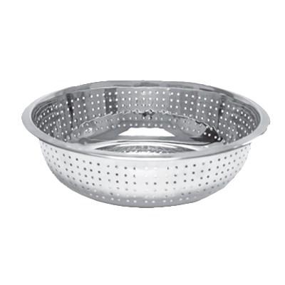 Thunder Group SLCIL13S Chinese Colander, 13" Dia., Round, Perforated, 2 mm Holes