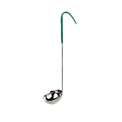 Thunder Group SLOL205 4 Oz., One-Piece, Color-Coded Ladle, Green Handle