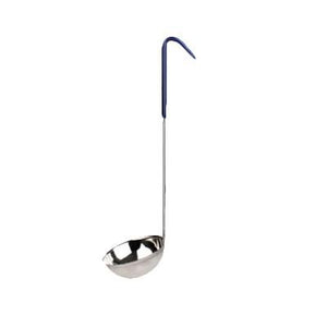 Thunder Group SLOL207 8 Oz., One-Piece, Color-Coded Ladle, Blue Handle