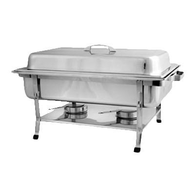 Thunder Group SLRCF002 8 Qt  Full Size Welded Chafer With Plastic Footed