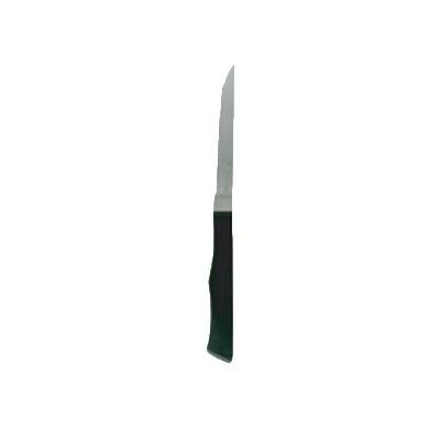 Thunder Group SLSK117 4-1/4" Pointed Tip Steak Knife, Serrated Plastic Handle, Stainless Steel
