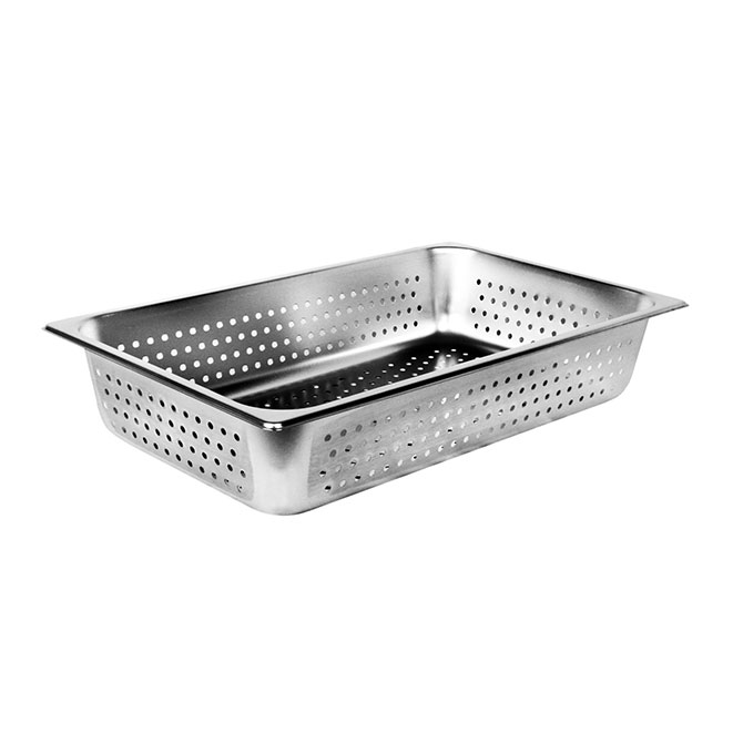 Thunder Group STPA3004PF Full Size, 4" Deep, Perforated, 24 Gauge, Steam Pan