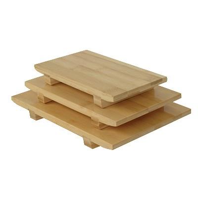 Thunder Group WSPB002 Bamboo Sushi Serving Plate 9-1/2" X 6" X 1-1/4"