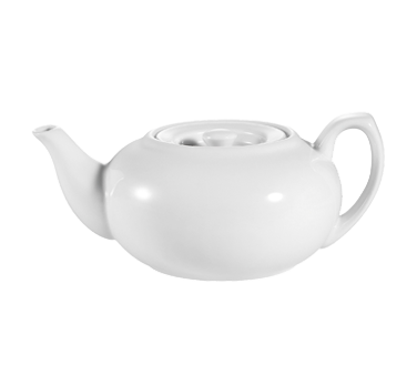 CAC China TPW-2 Accessories Teapot, 30 oz., 8"L x 3-1/2"W x 5"H, with flat lid