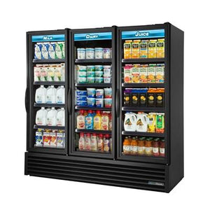 True FLM-81F~TSL01 Three-Section, Freezer Merchandiser with Twelve Shelves