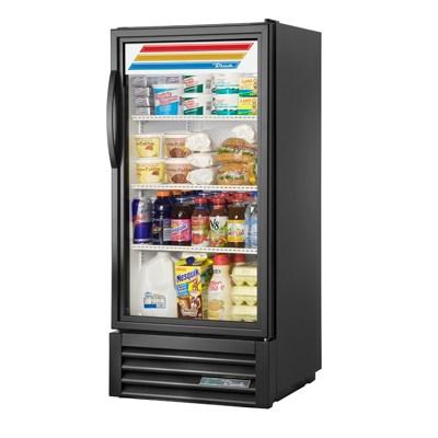 True GDM-10-HC~TSL01 One Section Refrigerated Merchandiser with Hinged Door