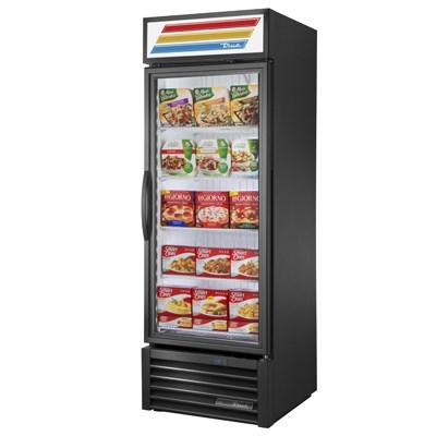 True GDM-23F-HST-HC~TSL01 One-Section Merchandiser Display Freezer with Four Shelves