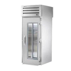 True STG1RRT-1G-1S One-Section Roll-Thru Refrigerator with (1) Glass Front (1) Solid Rear Swing Door