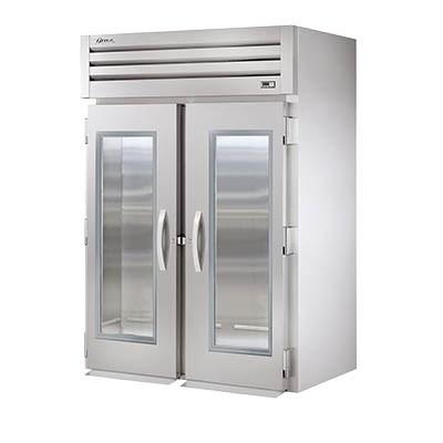 Two-Section Roll In Refrigerator with (2) Front Glass Doors