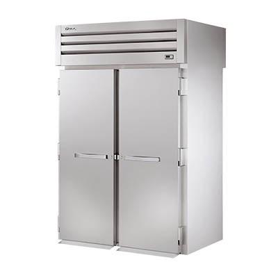 Two-Section Roll Thru Refrigerator with (2) Stainless Steel Doors
