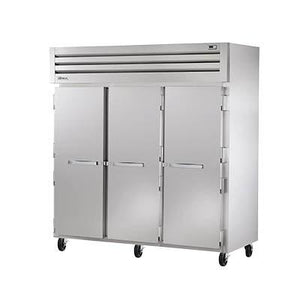 Three-Section Reach In Refrigerator with (3) Stainless Steel Doors