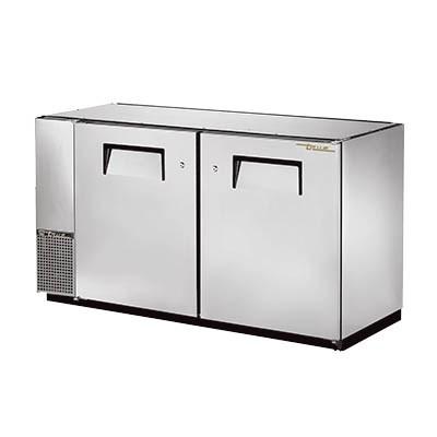 Two-Section Stainless Steel Back Bar with (2) Solid Doors