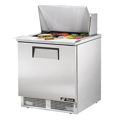 One-Section Sandwich/Salad Prep Table with Refrigerated Base, 115v