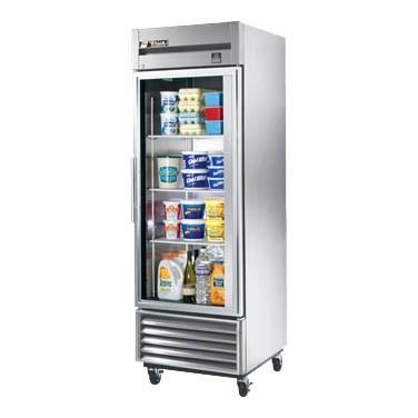 True TS-23G-HC~FGD01 27" One-Section Reach-in Refrigerator, 1 Right Hinge Glass Door, 115v