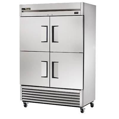 True TS-49F-4-HC Freezer, Reach-in, Two-Section, -10°F, 4 Stainless Steel Half Doors, Stainless Steel Front/Sides, 115v
