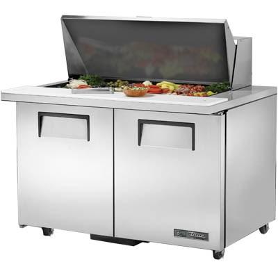 True TSSU-48-18M-B-ADA-HC Sandwich/Salad Prep Table, Two Section, with Refrigerated Base