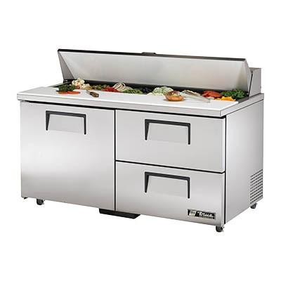60" Sandwich/Salad Prep Table with Refrigerated Base