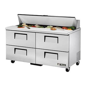 60" Sandwich/Salad Prep Table with Refrigerated Base, 115v