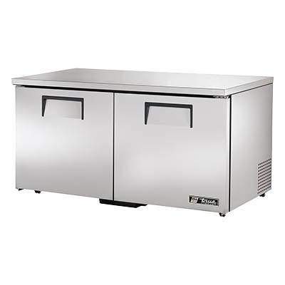 True TUC-60F-LP-HC 15.5 Cu Ft Undercounter Freezer with 2 Sections & 2 Doors, 115v