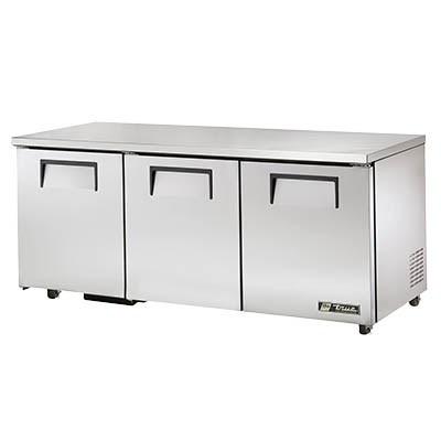True TUC-72-ADA-HC 19 Cu Ft Undercounter Refrigerator with 3 Sections & 3 Doors, 115v