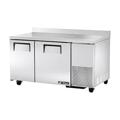 Two-Section Worktop Freezer with Two Swing Doors, 115v
