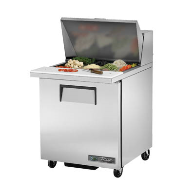 Mega Top Sandwich/Salad Unit, One Section, with Stainless Steel Cover