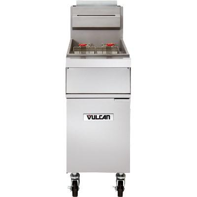 Vulcan 1GR45M 45-50 Lb. Capacity Gas Fryer, 120,000 BTU, CSA Star, CSA Flame, NSF
