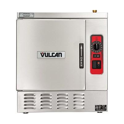 Vulcan C24EA3 PLUS 3 Pan Convection Electric Steamer withTimed Smart Drain & Powerflush, Countertop, 208v/3ph
