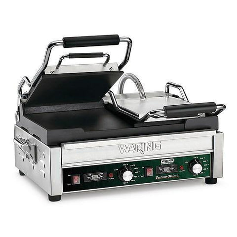 Waring WFG300T Tostato Ottimo, Dual Toasting Grill, flat cast iron plates, 240v