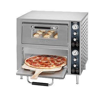 Waring WPO750 Double-Deck Pizza Oven, electric, countertop, 240v/60/1-ph