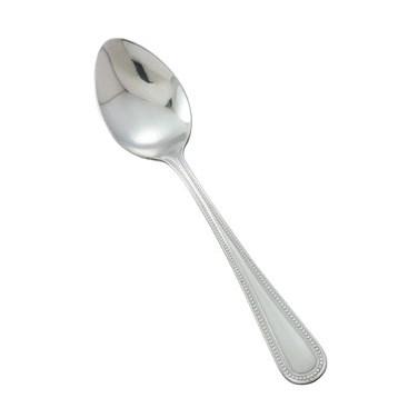 Winco 0005-03 Dinner Spoon 7-3/8", Heavy Weight, Stainless Steel, Dots Style