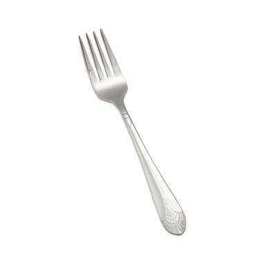 Winco 0031-06 Salad Fork 6-3/4", Stainless Steel, Extra Heavy Weight, Peacock Style