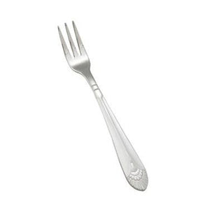Winco 0031-07 Oyster Fork 5-3/4", Stainless Steel, Extra Heavy Weight, Peacock Style