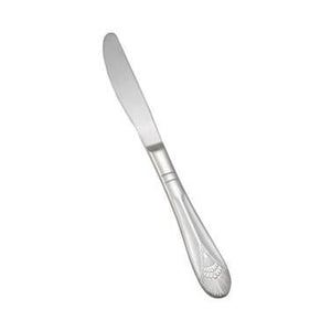 Winco 0031-08 Dinner Knife 8-7/8", Stainless Steel, Extra Heavy Weight, Peacock Style
