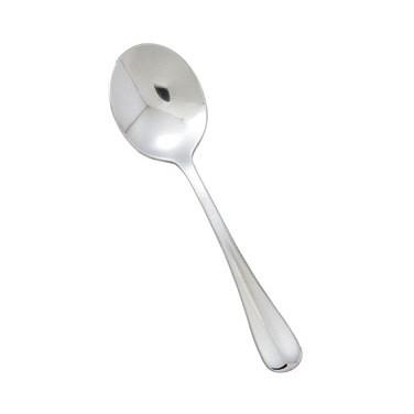 Winco 0034-04 Bouillon Spoon 6-15/16", Stainless Steel, Extra Heavy, Stanford Style