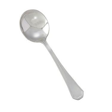 Winco 0035-04 Bouillon Spoon 5-7/8", Stainless Steel, Extra Heavy, Victoria Style