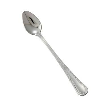 Winco 0036-02 Iced Tea Spoon, 7-1/8" Stainless Steel, Extra Heavy, Deluxe Pearl Style