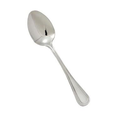 Winco 0036-10 European Tablespoon, 8-1/8", Stainless Steel, Extra Heavy, Deluxe Pearl