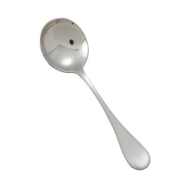 Winco 0037-04 Bouillon Spoon 6-1/4", Stainless Steel, Extra Heavy, Venice Style