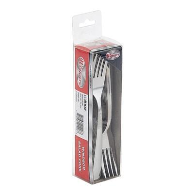 Winco 0082-06 Salad Fork 6-1/4", Stainless Steel, Medium Weight, Windsor Style