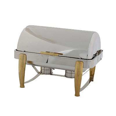 Winco 101A Virtuoso 8 Qt., Full-Size Chafer, Stainless Steel
