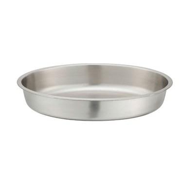 Winco 202-WP Oval Chafer Water Pan, 6 Qt, Stainless Steel