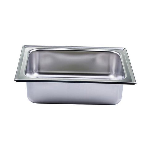 Winco 508-WP Chafer Water Pan 4 Qt, Stainless Steel