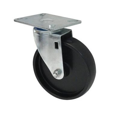 Winco ALRC-5P Caster, 5" Dia, With Mounting Plate, Without Brake, For ALRK-3