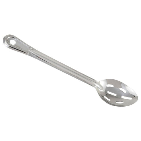 Winco BSSN-11 Basting Spoon, 11" Long, Slotted, One-Piece, Stainless Steel