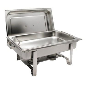 Winco C-2080B Get-A-Grip 8 Qt Full-Size Chafer, Stainless Steel