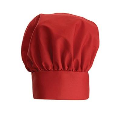 Winco CH-13RD Red Chef Hat, Velcro Closure