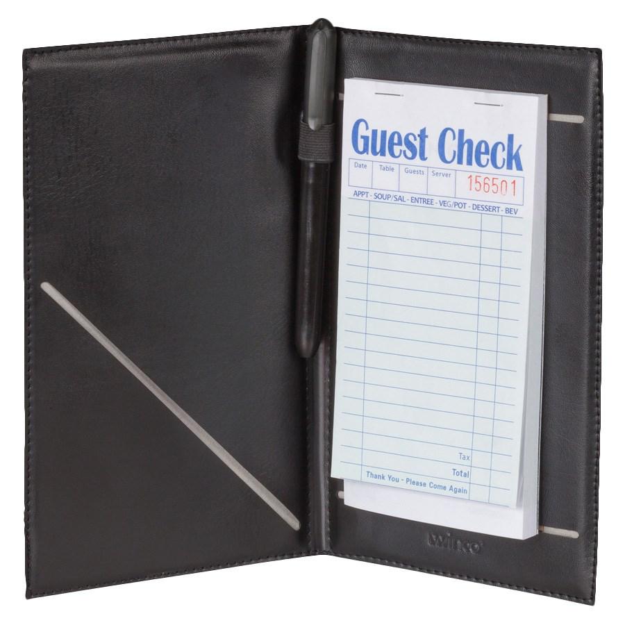 Winco CHK-2K Check Holder With Elastic Pen Loop